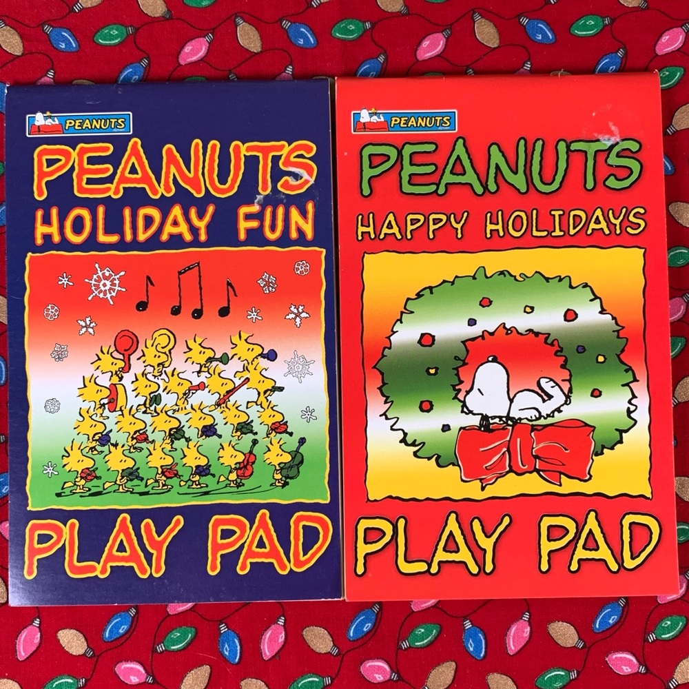 Peanuts Holiday Play Pads.